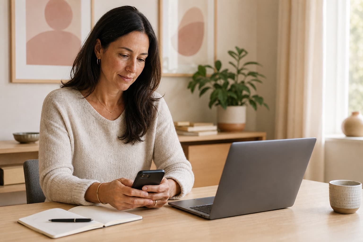 A practitioner contacting ClientNote support from her workspace