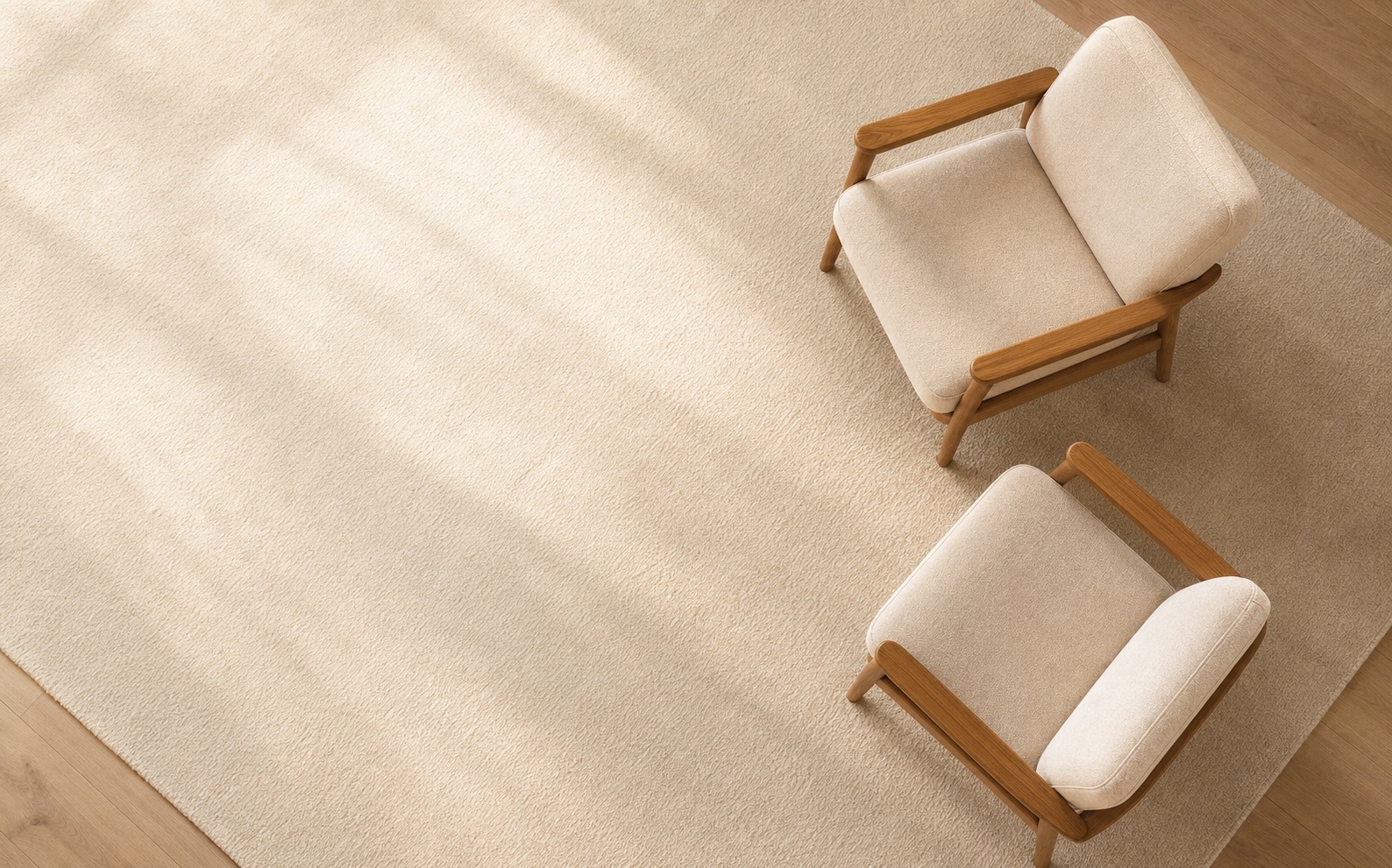 Two welcoming armchairs in a calm professional space